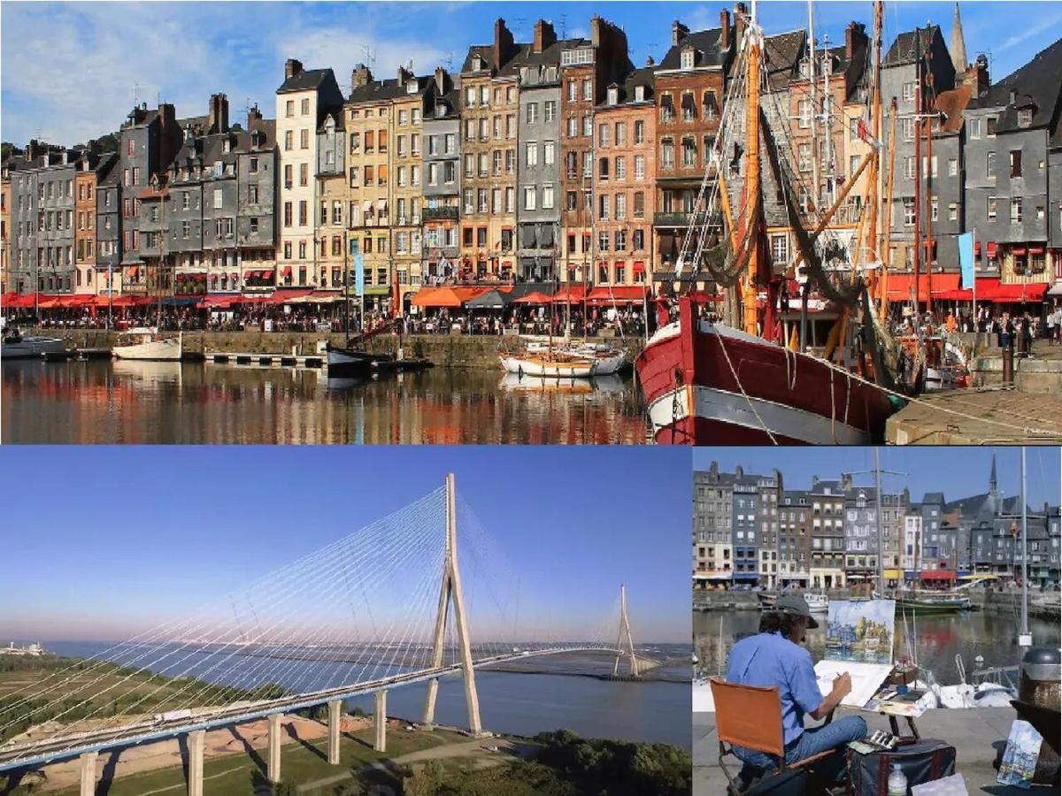 Le Havre De Paix 8 , Les Hauts De Honfleur, Piscine, Wifi Et Parking Gratuits Экемовиль Экстерьер фото